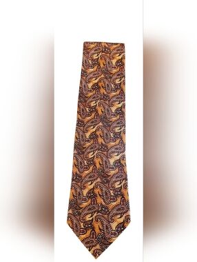 Vintage Joseph Abboud Paisley Silk Tie Made in Italy Tessuto Mantero Como